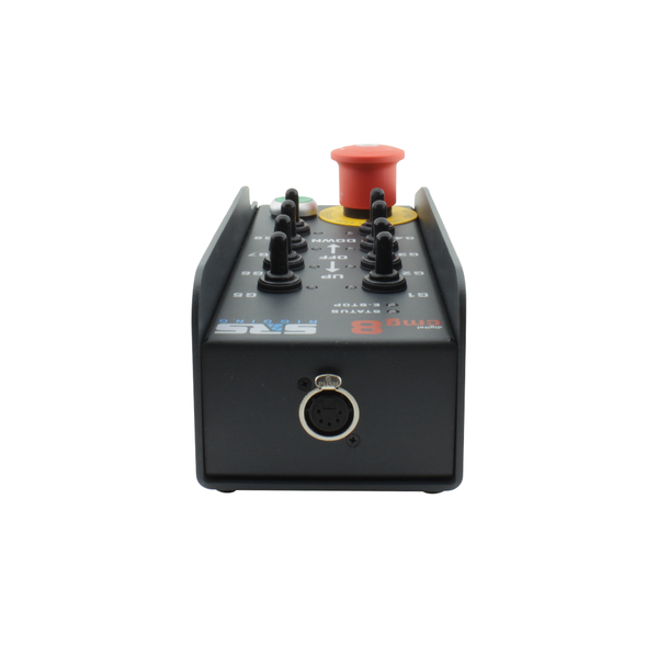 SRS Rigging* SRS Rigging | CMG8-DIGI-AHD | AHD Digitale group remote 8-kanaals | Bediening: E-STOP - GO - UP+DOWN | Connector: Neutrik XLR 5p