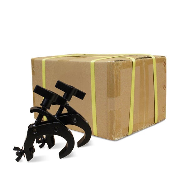 CJS Europe* CJS | 1515025010QBK-D | Quick Triggerclamp | Diameter: 48-51mm | SWL 250KG | Kleur: Zwart | M10 Bout | Lock M12 Vleugelmoer | Doos a 30 stuks