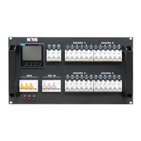 SRS Power* SRS Power | PDU631C4X3SxPR | Stroomverdeler 63A | Inpute: 63A CEE | Output: 1x 32A CEE | 4x Socapex | 3x Shuko | 29xRCBO | 6U