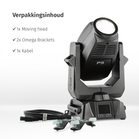 JB-Lighting* JB-Lighting | VSP501 | P5 HP | Beamspot LED Movinghead | 200W | 9000lm | CMY | 29dB-A | 18 gobo's | 2.5° – 50°| 10,7KG | CRI ≥74 - Copy