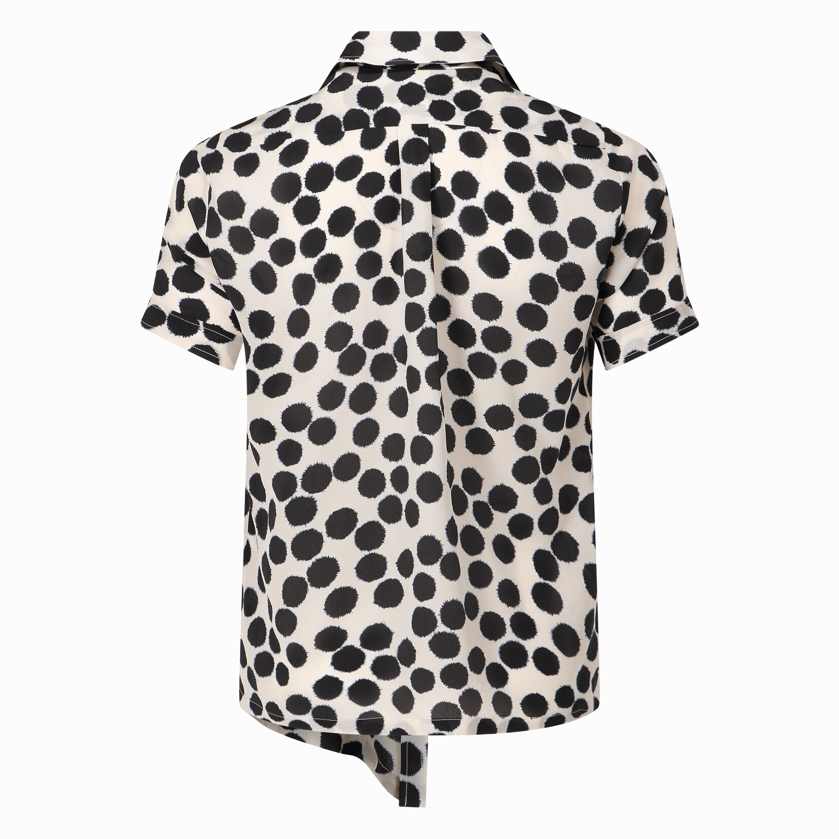 Jean-Paul Lespagnard Polka Dots Short Sleeves Silk Shirt CDG ->>> ATH