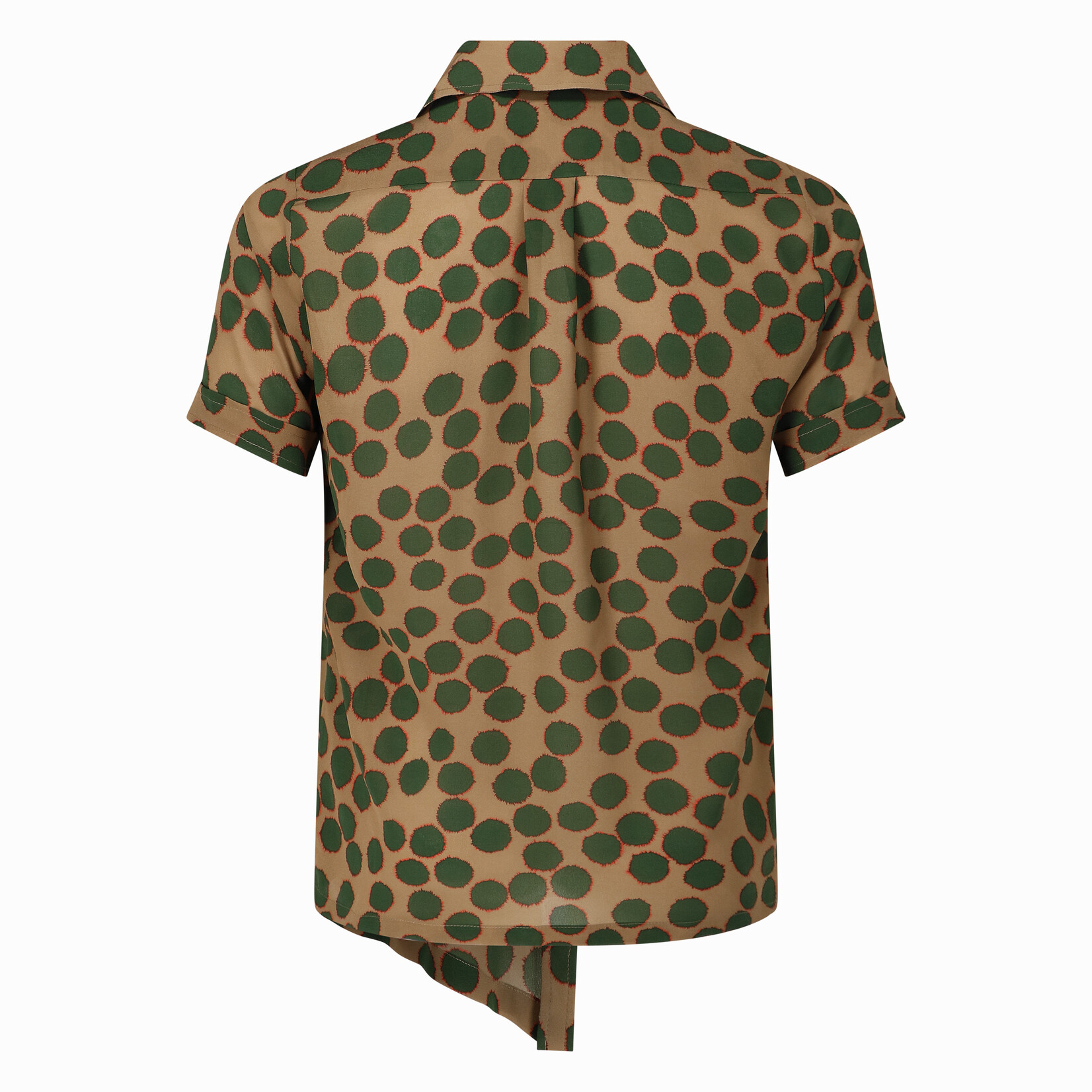 Jean-Paul Lespagnard Polka Dots Short Sleeves Silk Shirt CDG ->>> CPH