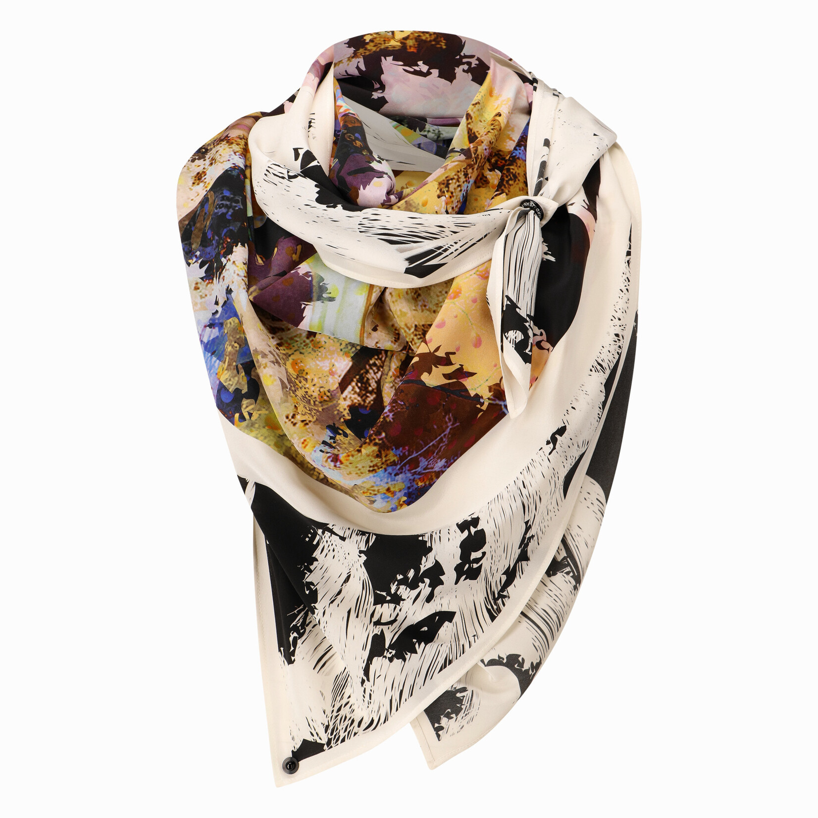 Jean-Paul Lespagnard Silk Scarf, 140*140cm, Beauty On Acid