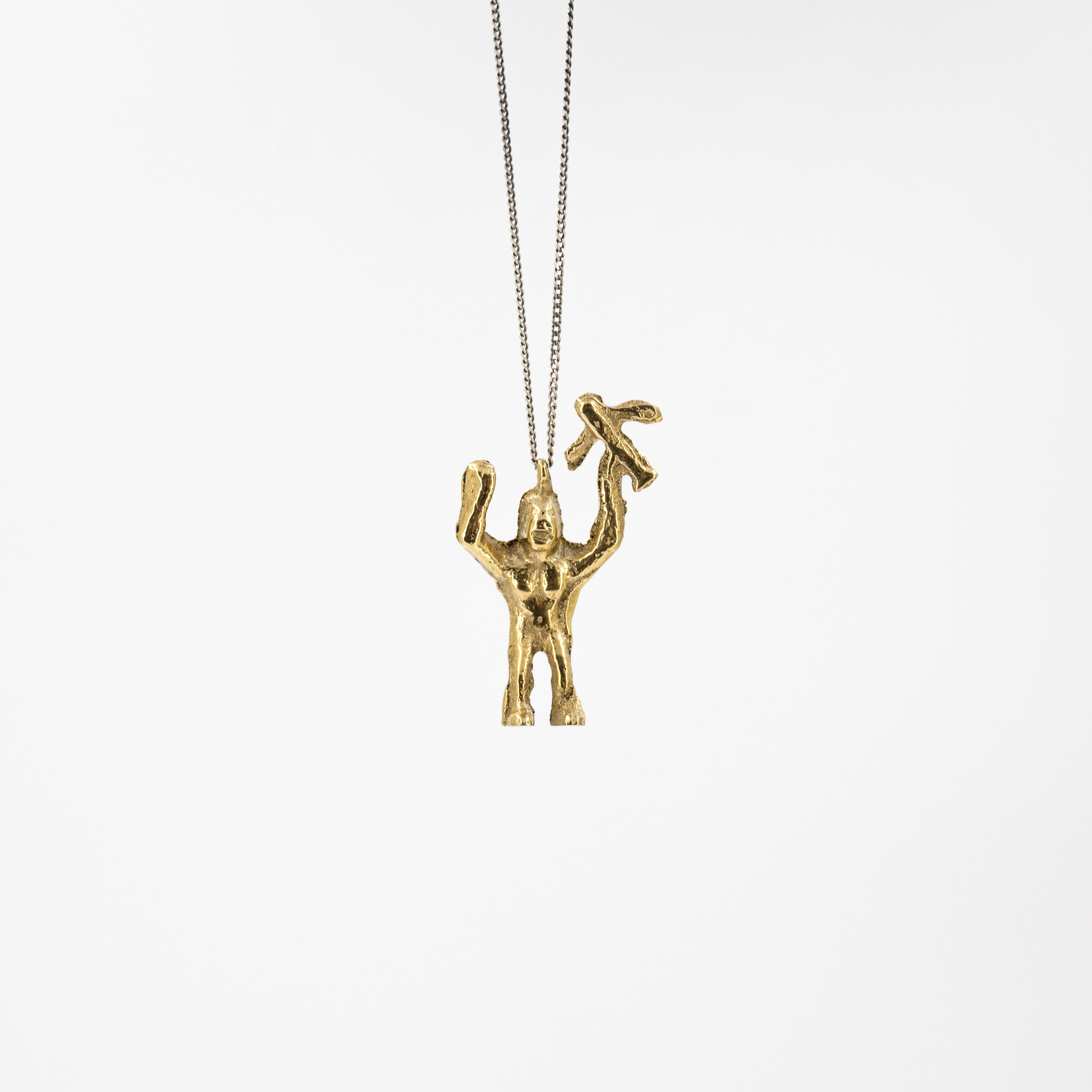 Jean-Paul Lespagnard King Kong Brass Pendant