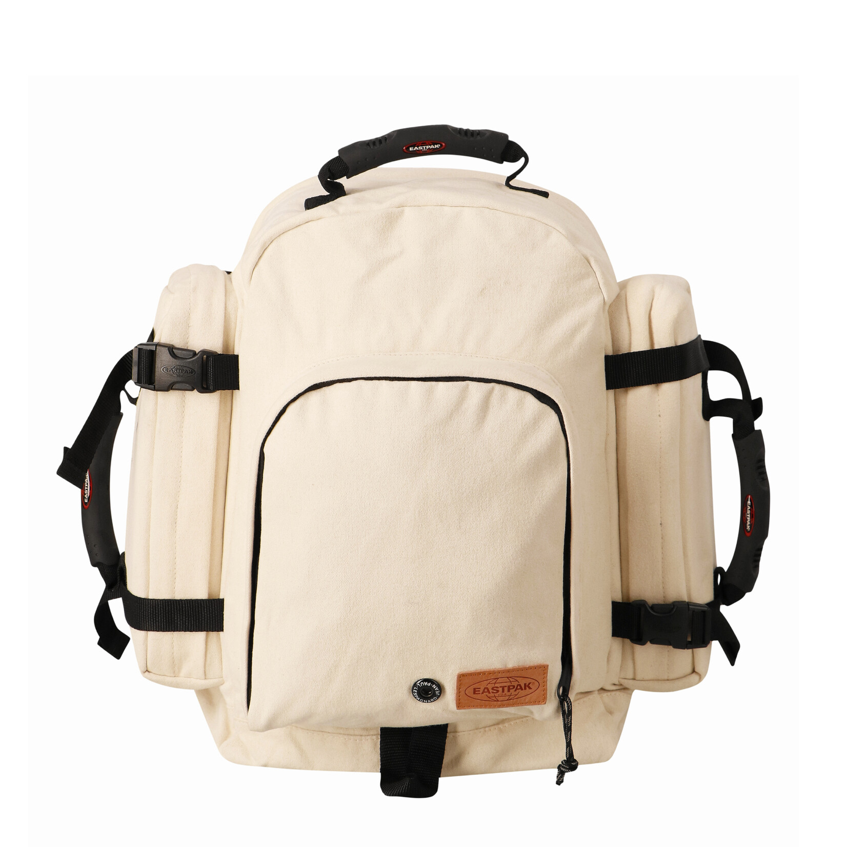 Jean-Paul Lespagnard Small Backpack, Off White & Natural Leather, Eastpak x Jean-Paul Lespagnard
