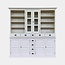 123schrank Sideboard Chaumont - 210x50x220H cm - offene Fächer - 2 Vitrinentüren - 9 Schubladen - 4 geschlossene Flügeltüren