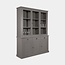 123schrank Buffetschrank Tarente 03 -170x45x220H - 3 Schranktüren - 3 Soft-Close-Schubladen - 3 geschlossene Türen