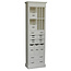 123schrank Büroschrank Porto 70x35x220H cm - offene Regale - mehrere Schubladen