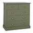 123schrank Kommode Kreta - 100x50x100H cm - 5 Soft-Close-Schubladen - schlichte Ausführung