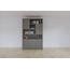 123schrank Bendigo Fächerschrank - 152x45x235H cm - 5 push-to-open Türen - 5 offene Fächer - 4cm Fachbodenstärke