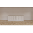 123schrank Sideboard Fernie - 260x50x90H cm - mit Eichenplatte - 8 Flügeltüren - 4 Schubladen