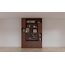 123schrank Fächerschrank Marrakesch - 180c40x256H cm - Push-to-Open-Türen - Eiche-Dekor - schlichte Ausführung - offene Fächer