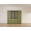 123schrank Formia Buffetschrank - 240x50x230H cm - Stahltüren - push-to-open Türen und Schubladen