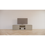 123schrank Dax TV-Sideboard - 160x40x40H cm - push-to-open Türen - 2 offene Fächer - 4cm Fachbodenstärke