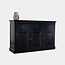 123schrank Lourdes Sideboard - 150x45x90H cm - 3 Schubladen mit Soft-Close - 3 geschlossene Flügeltüren