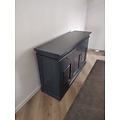 123schrank Lourdes Sideboard - 150x45x90H cm - 3 Schubladen mit Soft-Close - 3 geschlossene Flügeltüren