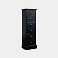 123schrank Kommode Palermo - 38x27x111H cm - 6 Schubladen