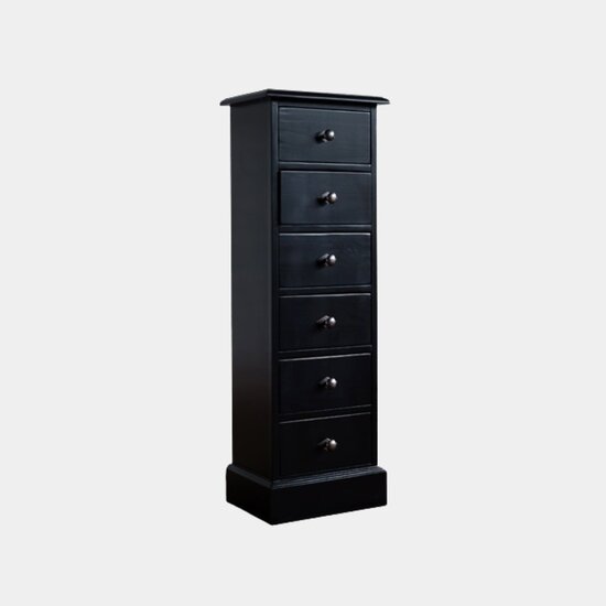 123schrank Kommode Palermo - 38x27x111H cm - 6 Schubladen