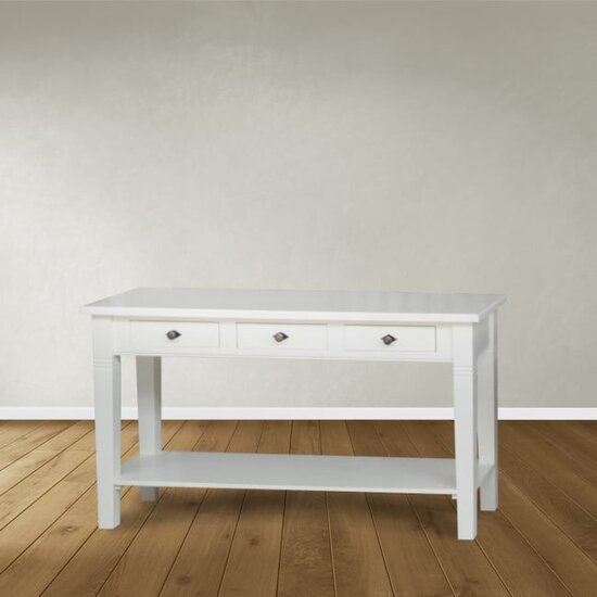 123schrank Beistelltisch La Luca - 150x45x75H cm- 3 Schubladen - 1 Ablage