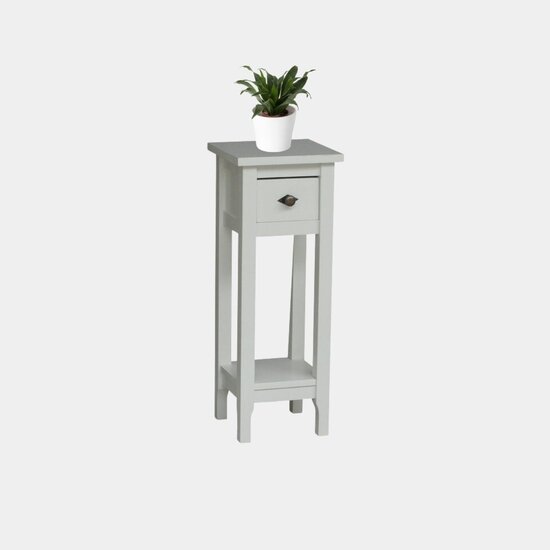 123schrank Beistelltisch Deux - 30x30x80H cm - 1 Schublade - 1 Ablage