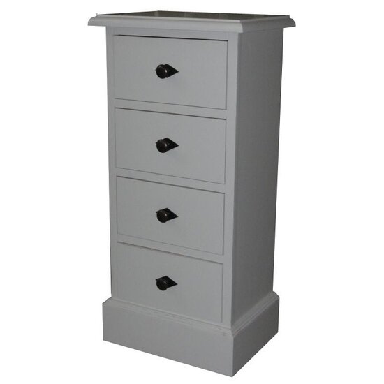 123schrank Kommode Neapel - 38x27x78H cm - 4 Schubladen