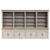 123schrank Bücherregal Modern Library 4M mit Eiche