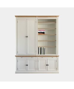 Bücherregal Moon 2M mit Eiche