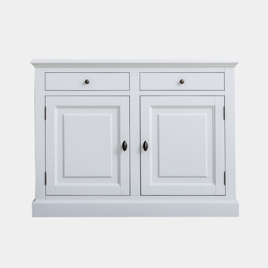 123schrank Sideboard Kroatien - 126x45x95H cm - 2 Schubladen - 2 Flügeltüren