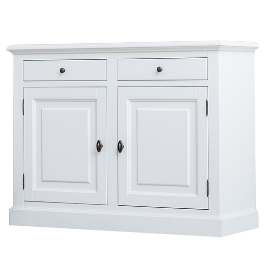 123schrank Sideboard Kroatien - 126x45x95H cm - 2 Schubladen - 2 Flügeltüren