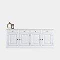 123schrank Brela Sideboard - 230x45x95H cm - 4 Schubladen - 4 Flügeltüren