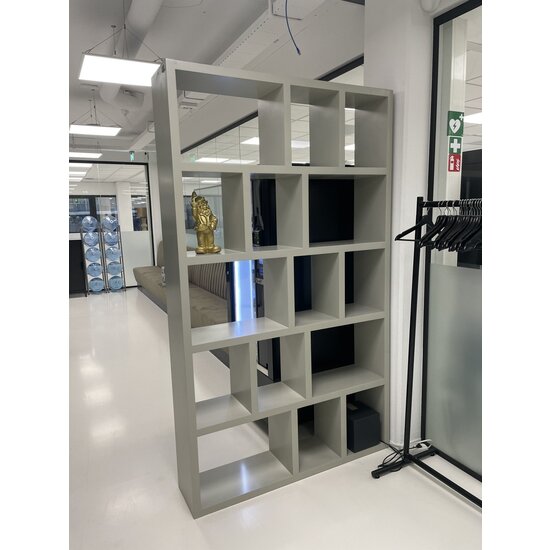 123schrank Raumteiler Portofino - offener Schrank - 130x30x220H cm - cleanes Design - offene Regale - 5 cm Bodenstärke