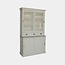 123schrank Buffetschrank Lin 02 - 130x48x220H cm - 4 Schiebetüren - 3 Soft-Close-Schubladen - optionaler vergrauter Zwischenboden