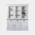 123schrank Buffetschrank Sara 01 - 180x46x206H cm - Eiche Zwischenboden - 3 Schranktüren mit Scharnieren - 3 Schubladen mit Soft Close - 3 geschlossene Scharniertüren