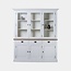 123schrank Buffetschrank Sara 01 - 180x46x206H cm - Eiche Zwischenboden - 3 Schranktüren mit Scharnieren - 3 Schubladen mit Soft Close - 3 geschlossene Scharniertüren