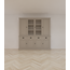 123schrank Buffetschrank Vancouver - 220x45x220H cm - 2 geschlossene Türen im Oberschrank - 2 Vitrinentüren - 4 Soft-Close-Schubladen - 4 geschlossene Türen im Unterschrank
