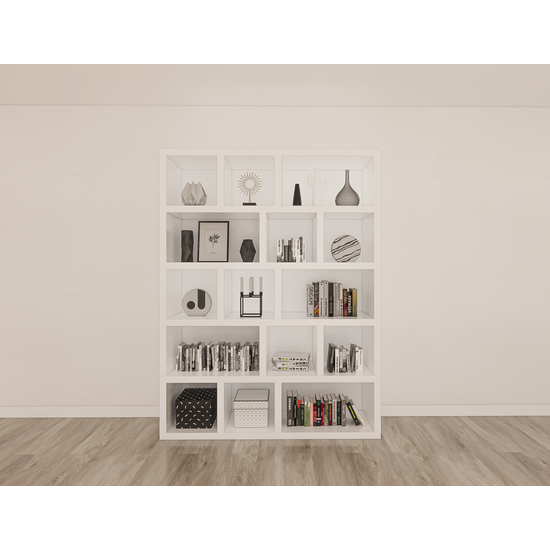 123schrank Regalelement Barbados - 160x40x210H cm - schlankes Design - 5 cm Regalstärke - offene Regale - Raumtrenner