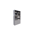 123schrank Sideboard San Diego - 120x40x220H cm - 2 push-to-open Türen - offene Fächer - grifflose Türen - 5cm Bodenstärke