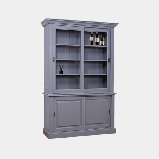 123schrank Buffetschrank Eivissa - 130x50x225H cm - 4 Schiebetüren