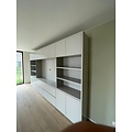 123schrank TV-Fachschrank/TV-Schrank Winterberg - 400x40x240H cm - Cinewall - TV-Fach - mit Schiebetüren - 12 Push-to-open-Türen - 4 grifflose Soft-Close-Schubladen - schlankes Design - zerlegbar - 5cm Fachbodenstärke
