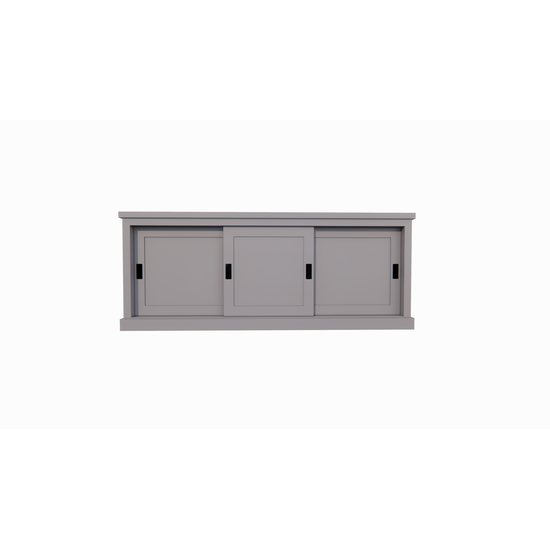 123schrank Sideboard Algarve 03 - 200x46x80H cm - 3 Schiebetüren - schlichtes Design