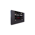 123schrank TV-Fachschrank Austin - 350x40x240H cm - offene Fächer - 6 grifflose geschlossene Türen - TV-Fach - Cinewall - schlankes Design