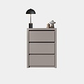 123schrank Nachttisch/Schubladenblock Vigo - 45x55x60H cm - 3 grifflose Soft-Close-Schubladen - schlankes Design