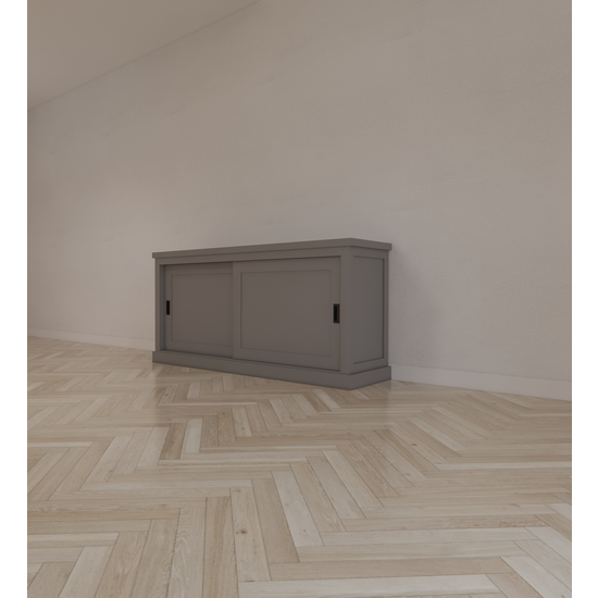 123schrank Sideboard Algarve 01 - 165x46x80H cm - 2 Schiebetüren - schlichtes Design