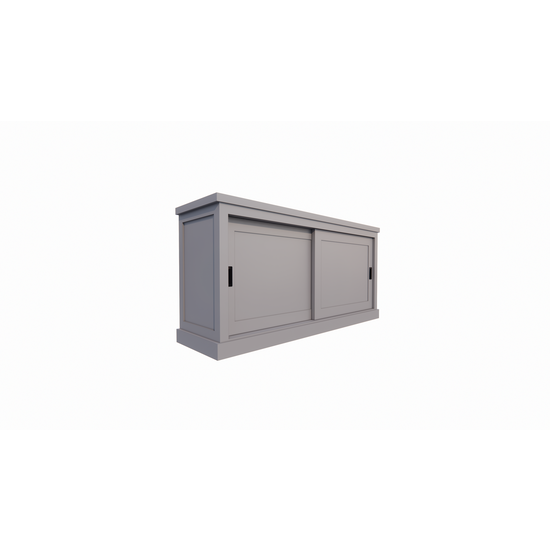 123schrank Sideboard Algarve 01 - 165x46x80H cm - 2 Schiebetüren - schlichtes Design