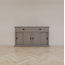 123schrank Sideboard Algarve 04 - 190x46x110H cm - 4 Schiebetüren - 2 Soft-Close-Schubladen - schlankes Design - hohes Sideboard