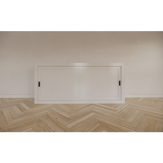 123schrank Sideboard La Paz - 200x50x90H cm - 2 Schiebetüren - schlankes Design