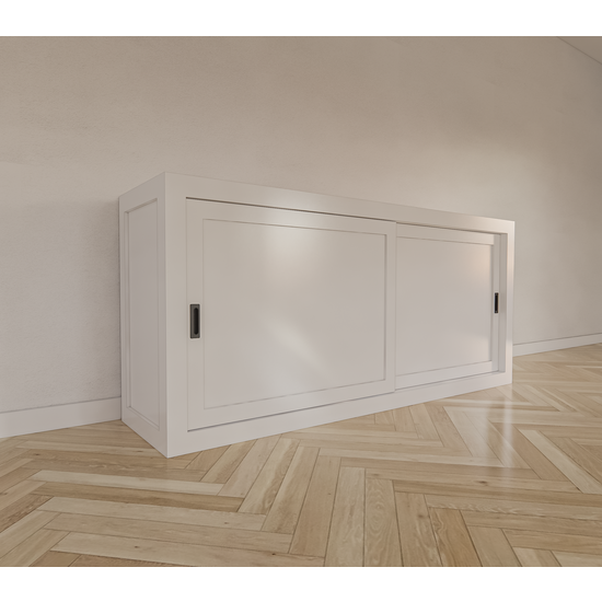 123schrank Sideboard La Paz - 200x50x90H cm - 2 Schiebetüren - schlankes Design