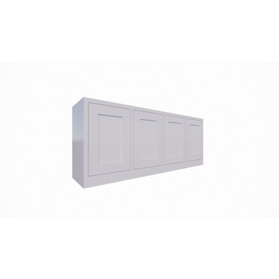 123schrank Sideboard Tunja - 200x45x80H cm - 4 grifflose Türen - schlankes Design - push to open Türen