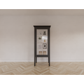 123schrank Vitrine Pasto - 70x50x180H cm - auf Beinen - schlichtes Design