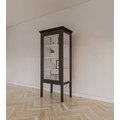 123schrank Vitrine Pasto - 70x50x180H cm - auf Beinen - schlichtes Design